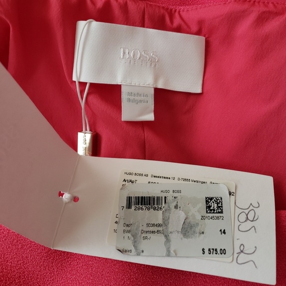 Boss Daphima Compact Crepe Sheath Dress - Picture 5 of 7